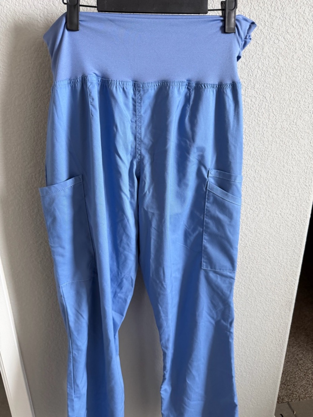 Light Blue maternity  Scrub Pants with Pockets